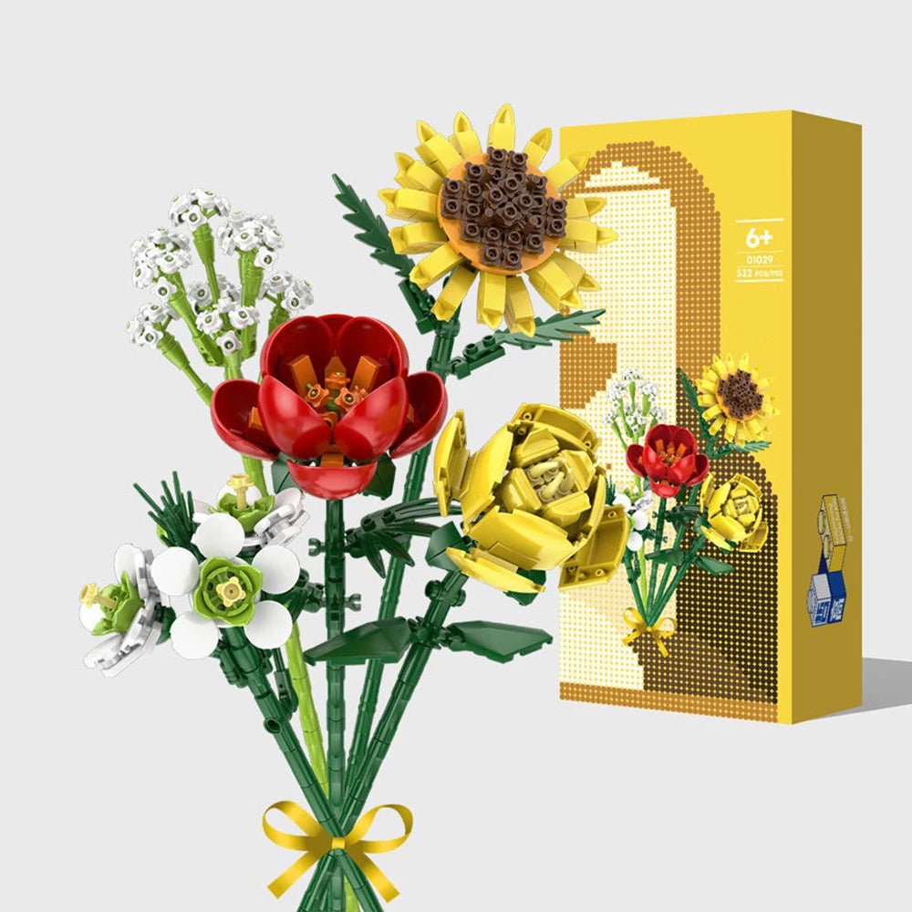 Toystar BloomBricks | Build your own floral beauty - 3D construction set with snowdrops - Bouw je eigen bloemenpracht - 3D...
