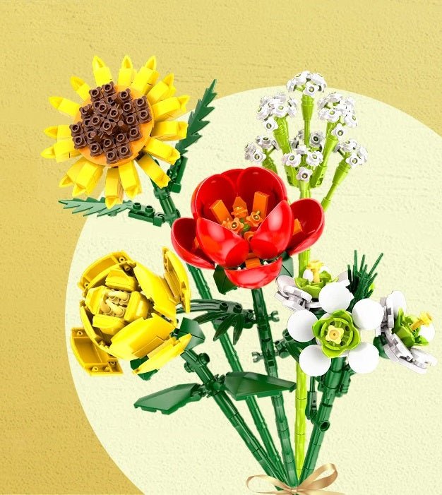 Toystar BloomBricks | Build your own floral beauty - 3D construction set with snowdrops - Bouw je eigen bloemenpracht - 3D...