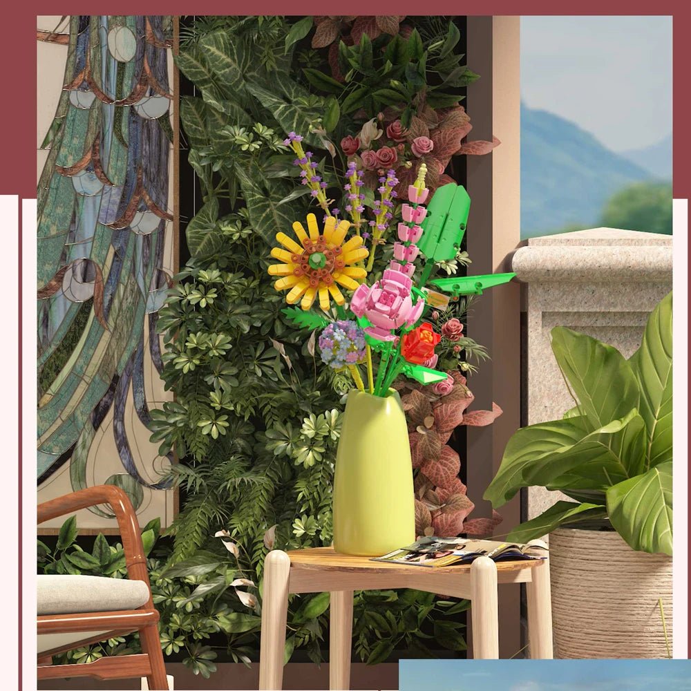 Toystar BloomBricks | Build your own floral beauty - 3D construction set with snowdrops - Bouw je eigen bloemenpracht - 3D...