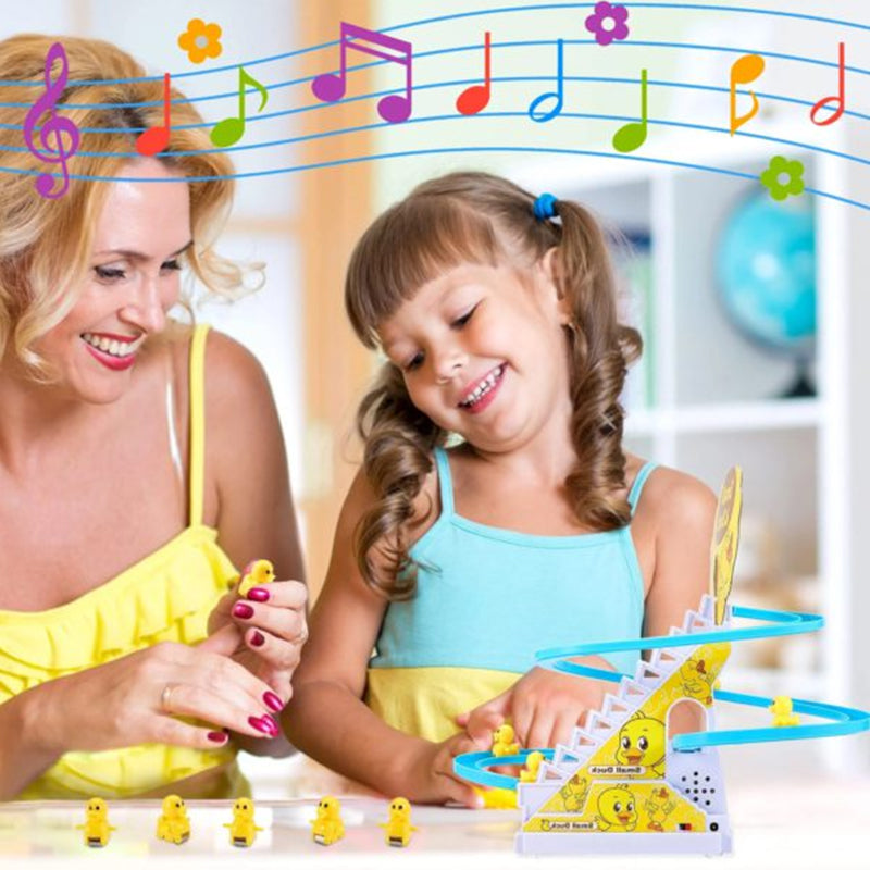 Hurdy Ducks | Fun playing with ducks on a trail - Stimulates creative play and motor skills