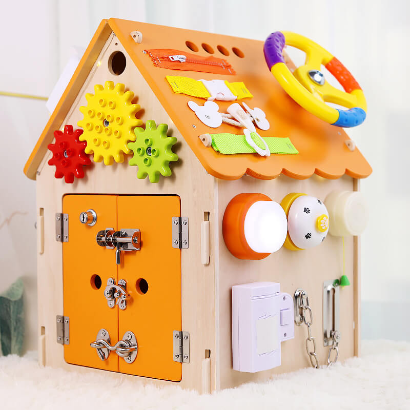 Toystar EcoToys Montessori Playhouse | Encourages creative play and development - Learn and discover fun - houten speelhui...