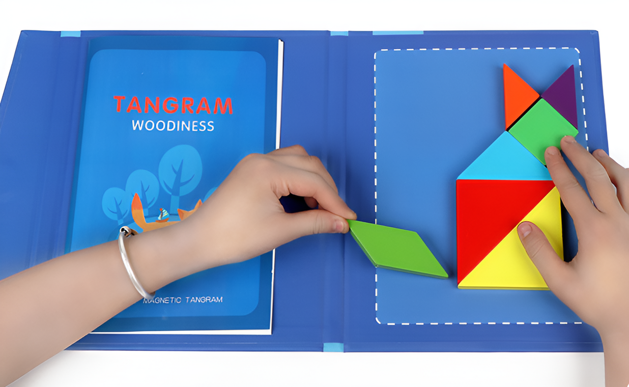Toystar Tangram Magic | Inspire Creativity - Montessori Magnetic Puzzle Book (4)