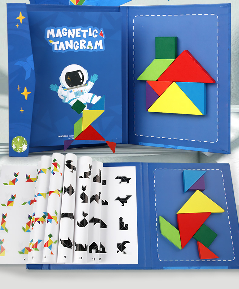 Toystar Tangram Magic | Inspire Creativity - Montessori Magnetic Puzzle Book (3)