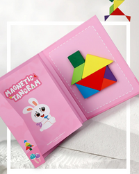 Thumbnail for Toystar Tangram Magic | Inspire Creativity - Montessori Magnetic Puzzle Book (5)