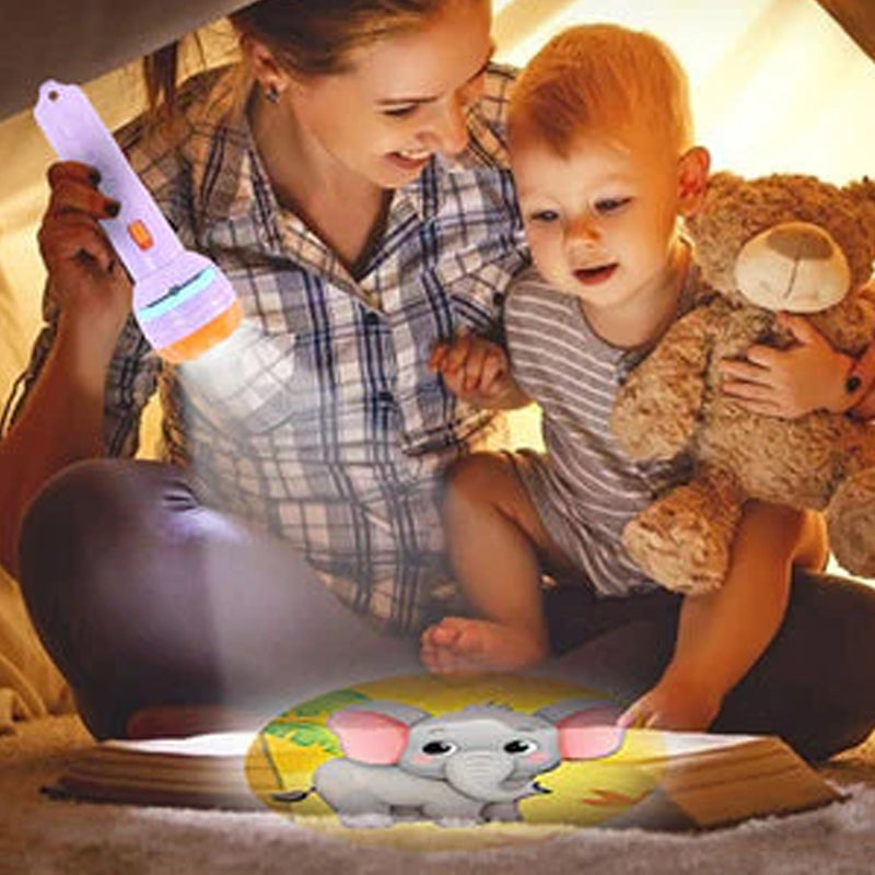Toystar StarLight | Sleep Time Adventures - Cartoon Projection Flashlight Kids - Slaaptijd Avonturen - Cartoon Projectie Z...