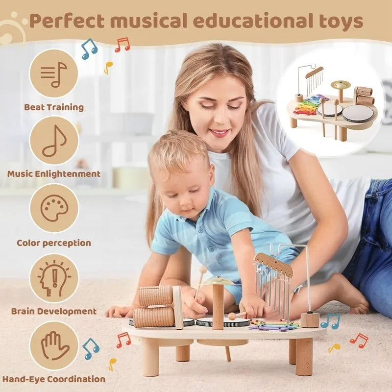 Toystar EcoToys MelodyBear | Musical Joy - Musical Magic Baby Music Set - Muzikale Vreugde - Muzikale Magie Baby Muziekset...