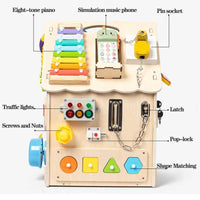 Thumbnail for Toystar EcoToys Montessori Playhouse | Encourages creative play and development - Learn and discover fun - houten speelhui...