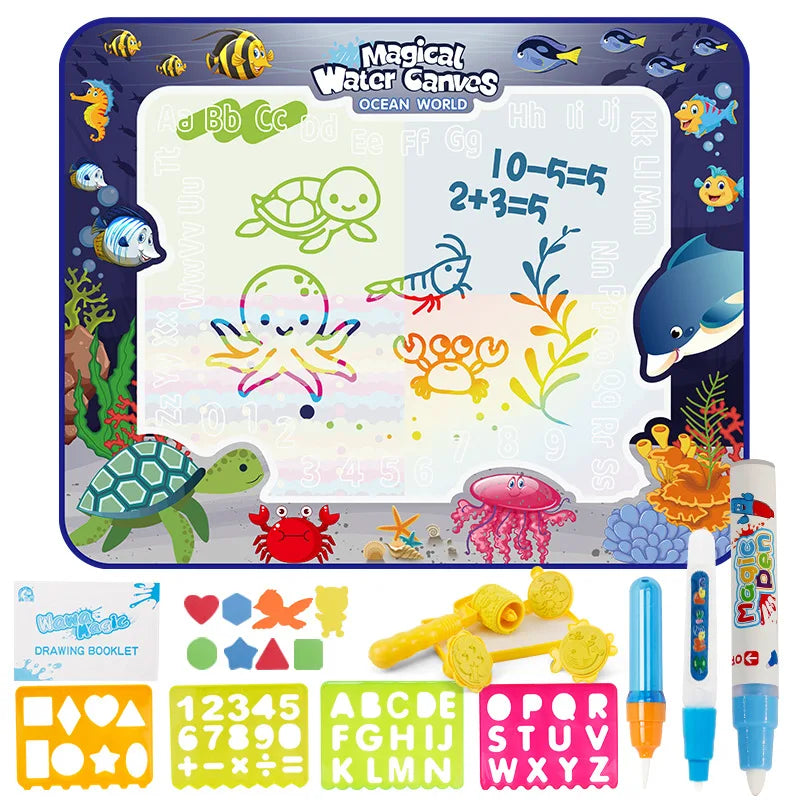 Toystar AquaDoodle | Drawing and coloring without the mess - Water drawing mat - Tekenen en kleuren zonder rommel - Water ...