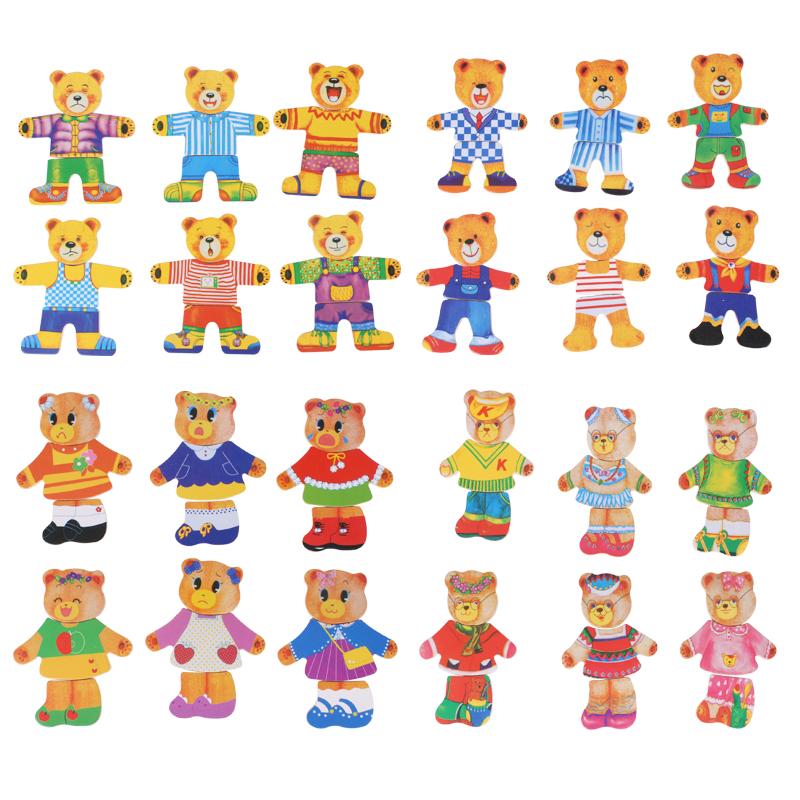 Toystar EcoToys ChicCub | Stimulate creativity and imagination - Dress up puzzle Boris - Stimuleer creativiteit en fantasi...