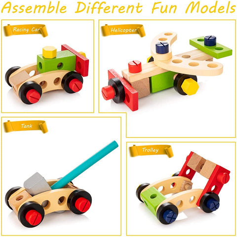 Toystar Ecotoys BuildiTool | Encourage Creativity and Problem Solving - Kinder Toolkit - Stimuleer creativiteit en problee...