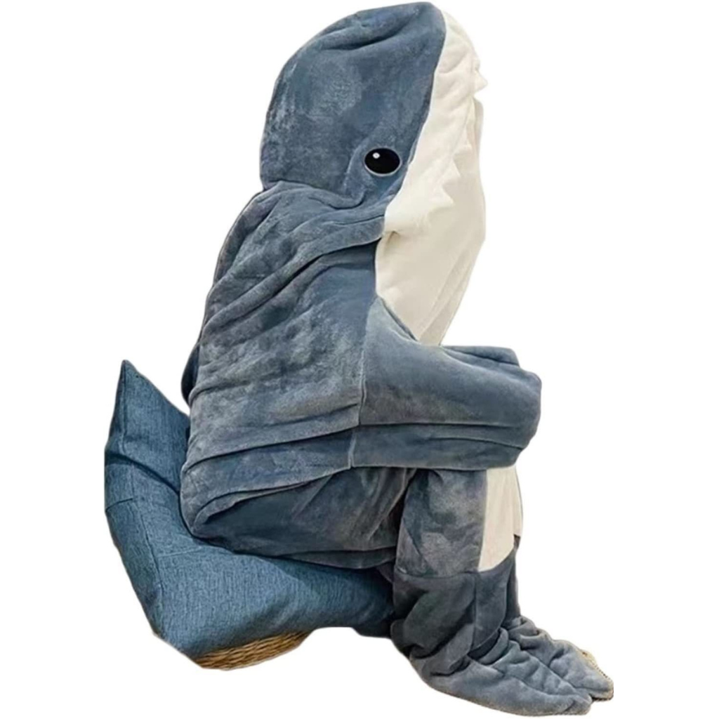 Toystar Shark Blanket | Cozy - Portable Shark Deck for Everyone - Gezellig - Draagbare Haai Decke voor Ledereen (4)