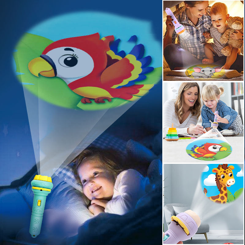 Toystar StarLight | Sleep Time Adventures - Cartoon Projection Flashlight Kids - Slaaptijd Avonturen - Cartoon Projectie Z...