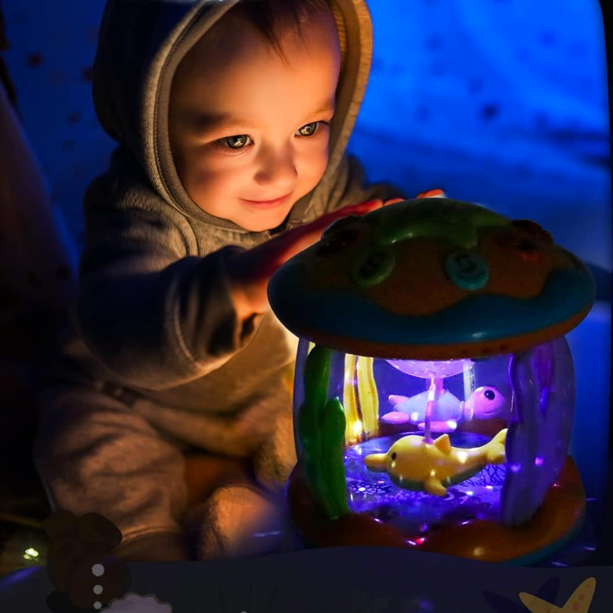 Toystar Montessori Baby Toys | Soothing - Ocean Projector - Rustgevend - Ocean Projector (2)