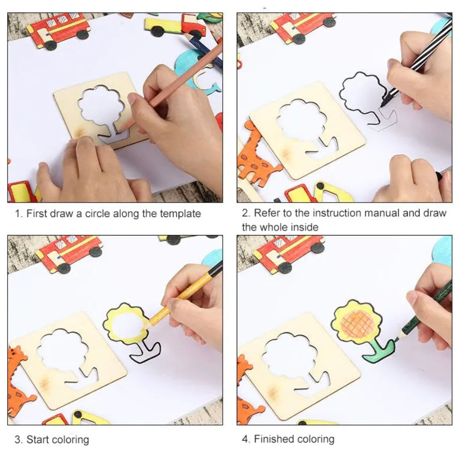 Toystar Toddler Art Templates | Educational and playful templates - Discover creativity in toddlers - Toddler Art Template...