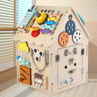 Thumbnail for Toystar EcoToys Montessori Playhouse | Encourages creative play and development - Learn and discover fun - houten speelhui...