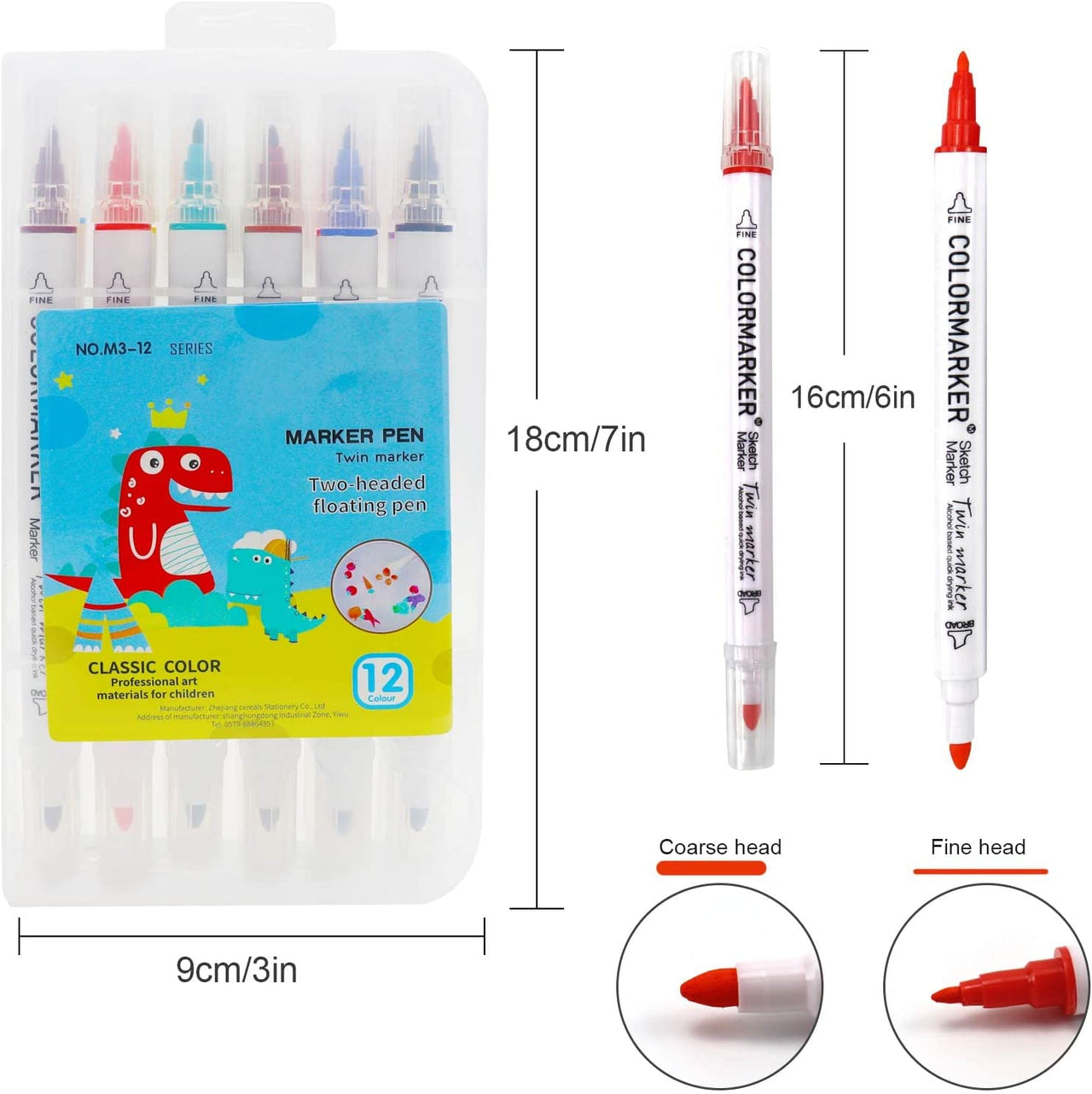 Waterpaint Magic Marker Set | Create art in water - Includes FREE ceramic spoon