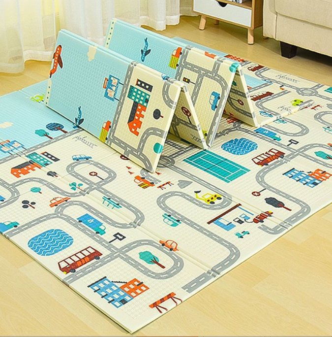 Thickened Baby Crawl Mat – Extra Soft & Educational Play Mat for Babies