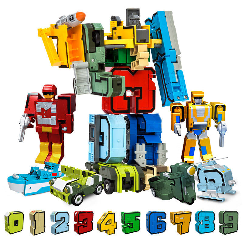 Toystar NumberBot | Build and learn through play - Transformable robot blocks - Bouw en leer spelenderwijs - Transformeerb...