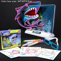 Thumbnail for Toystar Magic 3D Drawing Board | Creative Learning to Draw - LED Light Effects for Kids - Creatief Leren Tekenen - LED Lic...