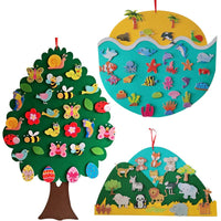 Thumbnail for Montessori Felt Board | Creative - Educational Toys for Children