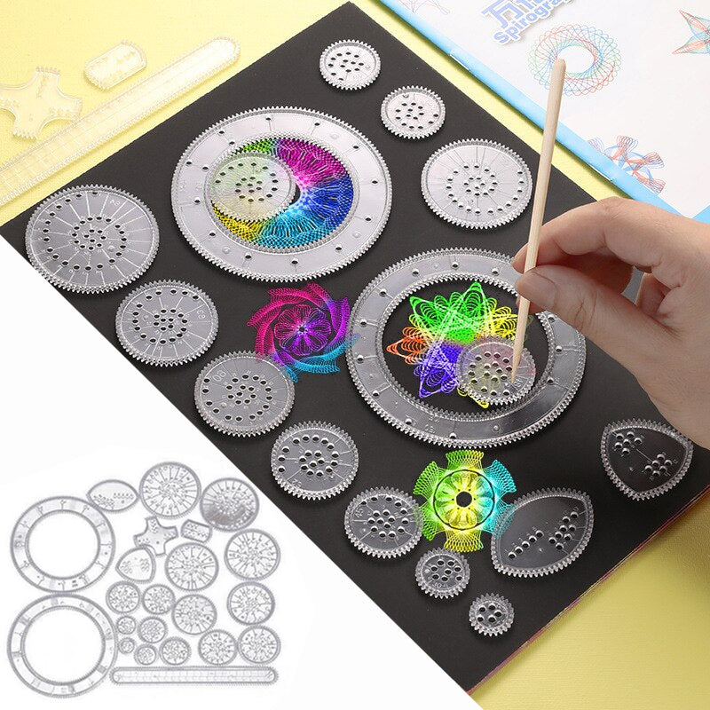SpiralScribe | Discover endless patterns - Spirograph ruler for hours of creative fun