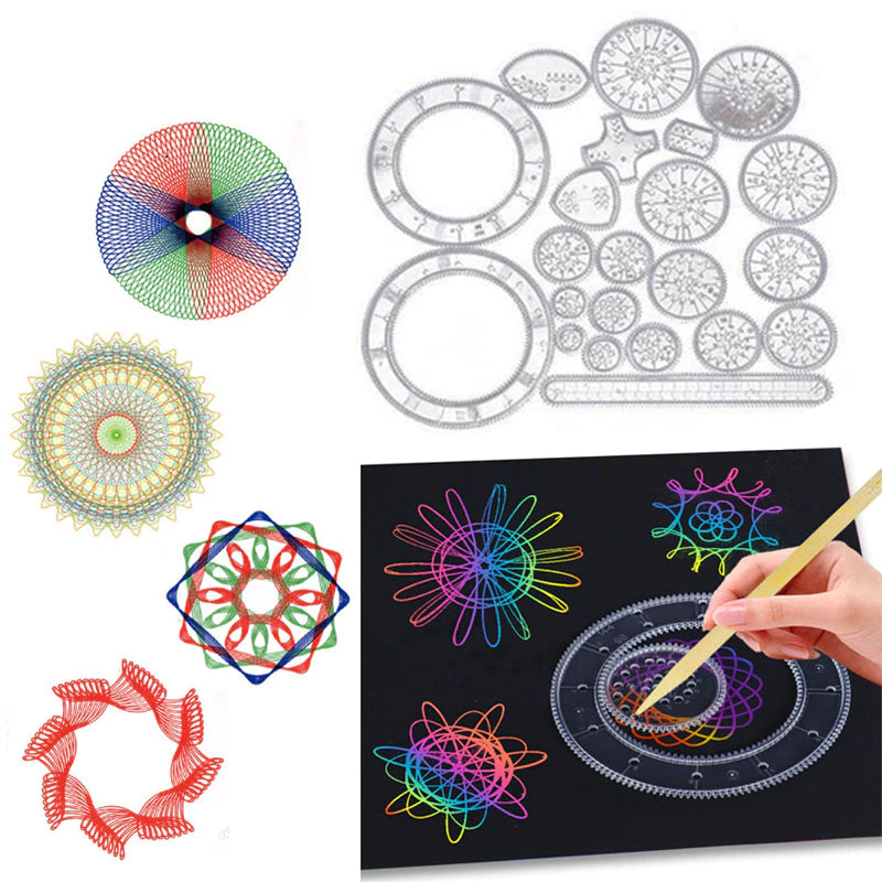 SpiralScribe | Discover endless patterns - Spirograph ruler for hours of creative fun