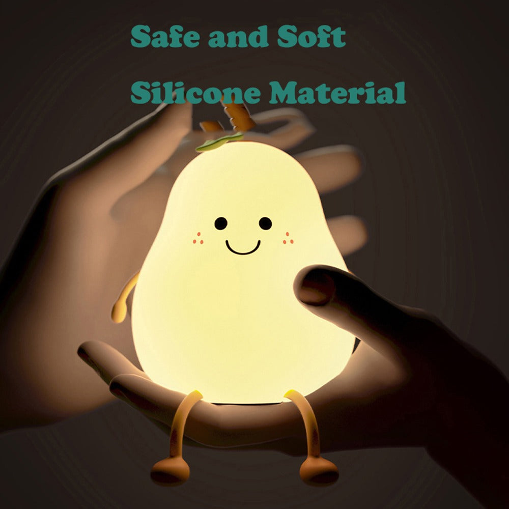 Toystar LED Night Light Pear | Cozy and USB Rechargeable - Dimming and Color Changing - Gezellig en USB Oplaadbaar - Dimme...