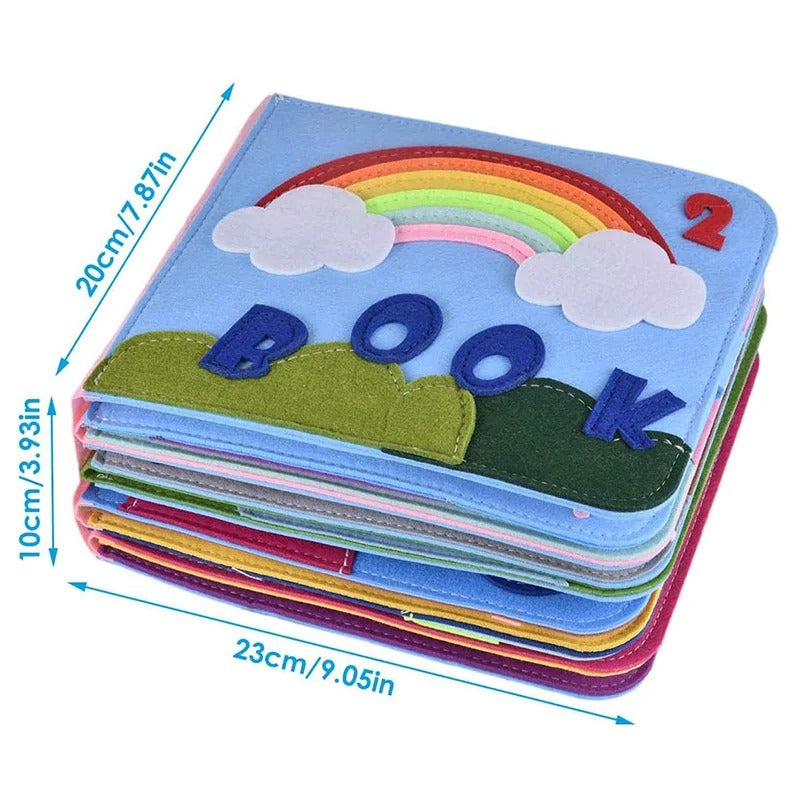 Toystar FeltStories | Playful discovery - Montessori adventure book for sensory learning - Speelse ontdekking - Montessori...