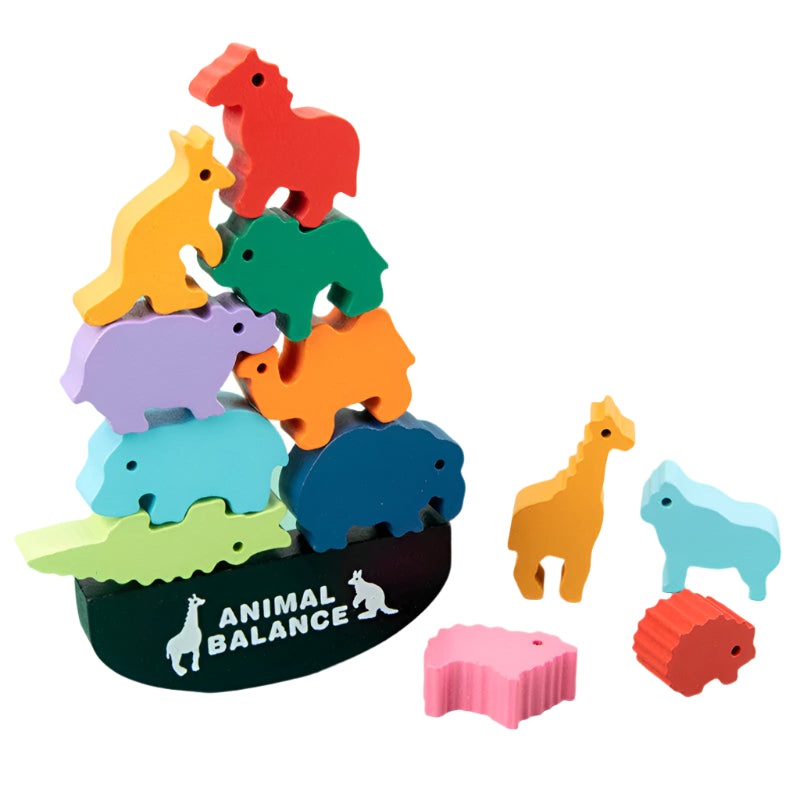 Toystar EcoToys Cradle Animals | Develop Playful Balance - Unique Montessori Toys - Ontwikkel Speels Balans - Uniek Montes...