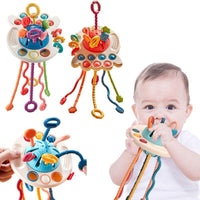 Thumbnail for Toystar SnuggleStrings | Safe Play - Sensory Silicone Baby Toy - Veilig Spelen - Sensory Silicone Baby Toy