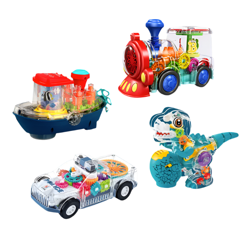 Toystar LumoGear | Magical Driving - Transparent flashing toy car with lights and music - Magisch rijden - Transparante fl...