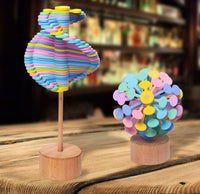 Thumbnail for Toystar EcoToys CalmPop | Soothing and Fun - Wooden Fidget Toy - Rustgevend en Leuk - Houten Fidget Speelgoed (2)
