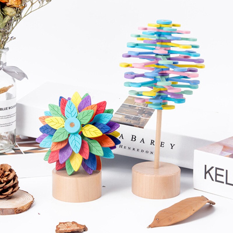 Toystar EcoToys CalmPop | Soothing and Fun - Wooden Fidget Toy - Rustgevend en Leuk - Houten Fidget Speelgoed (6)