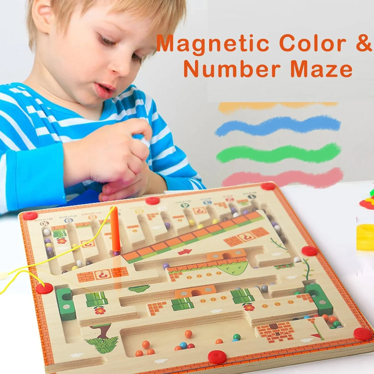 Toystar Magnetic Explorer Maze | Encourage creativity - Montessori maze board for children - Bestseller - Stimuleer creati...