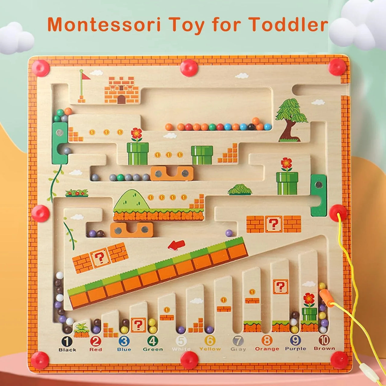 Toystar Magnetic Explorer Maze | Encourage creativity - Montessori maze board for children - Bestseller - Stimuleer creati...