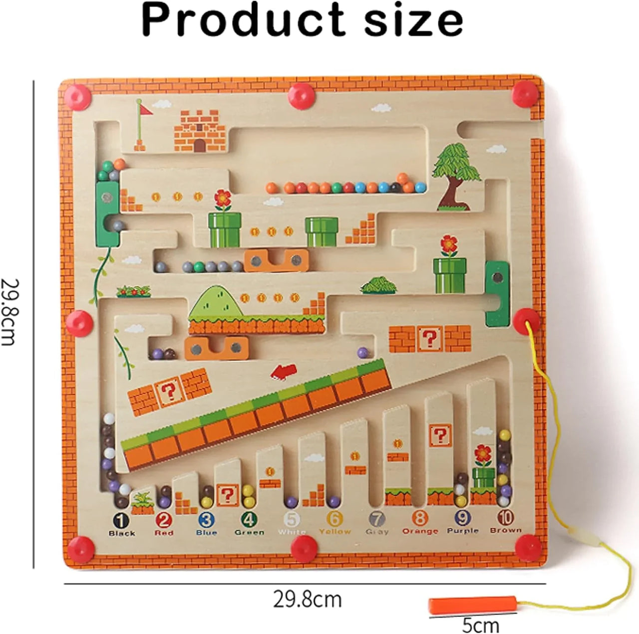 Toystar Magnetic Explorer Maze | Encourage creativity - Montessori maze board for children - Bestseller - Stimuleer creati...