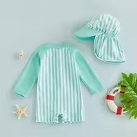 Thumbnail for Toystar NL LittleSplash Guard | UV Swimsuit for Babies with Hat - Protective Swimsuit Set for Babies with Hat - Zwemkledin...