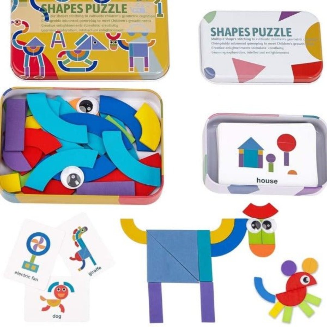 Toystar ShapeGenius | Learning through play with shapes - Wooden geometric puzzle for children - Bestseller - Spelend lere...