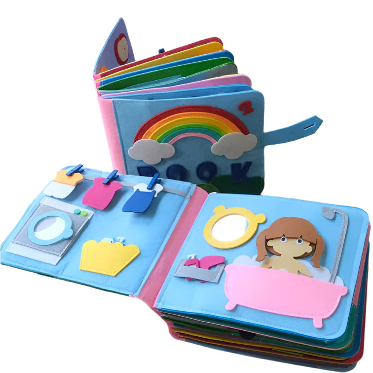 Toystar FeltStories | Playful discovery - Montessori adventure book for sensory learning - Speelse ontdekking - Montessori...