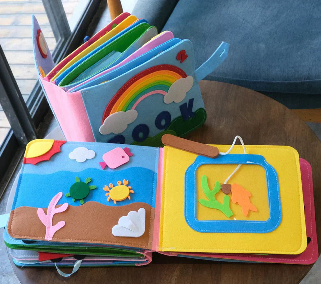 Toystar FeltStories | Playful discovery - Montessori adventure book for sensory learning - Speelse ontdekking - Montessori...