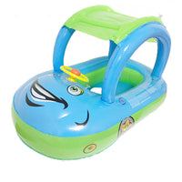 Thumbnail for Toystar AquaRacer | Splashing fun - Baby inflatable boat with sun canopy - Opblaasbootje (4)