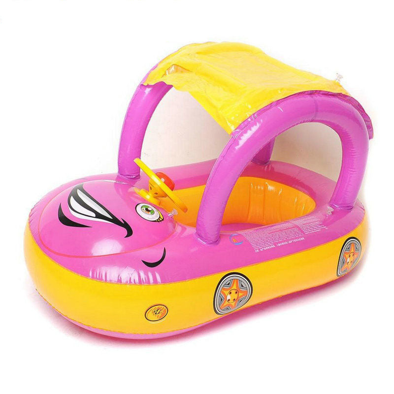 Toystar AquaRacer | Splashing fun - Baby inflatable boat with sun canopy - Opblaasbootje (3)
