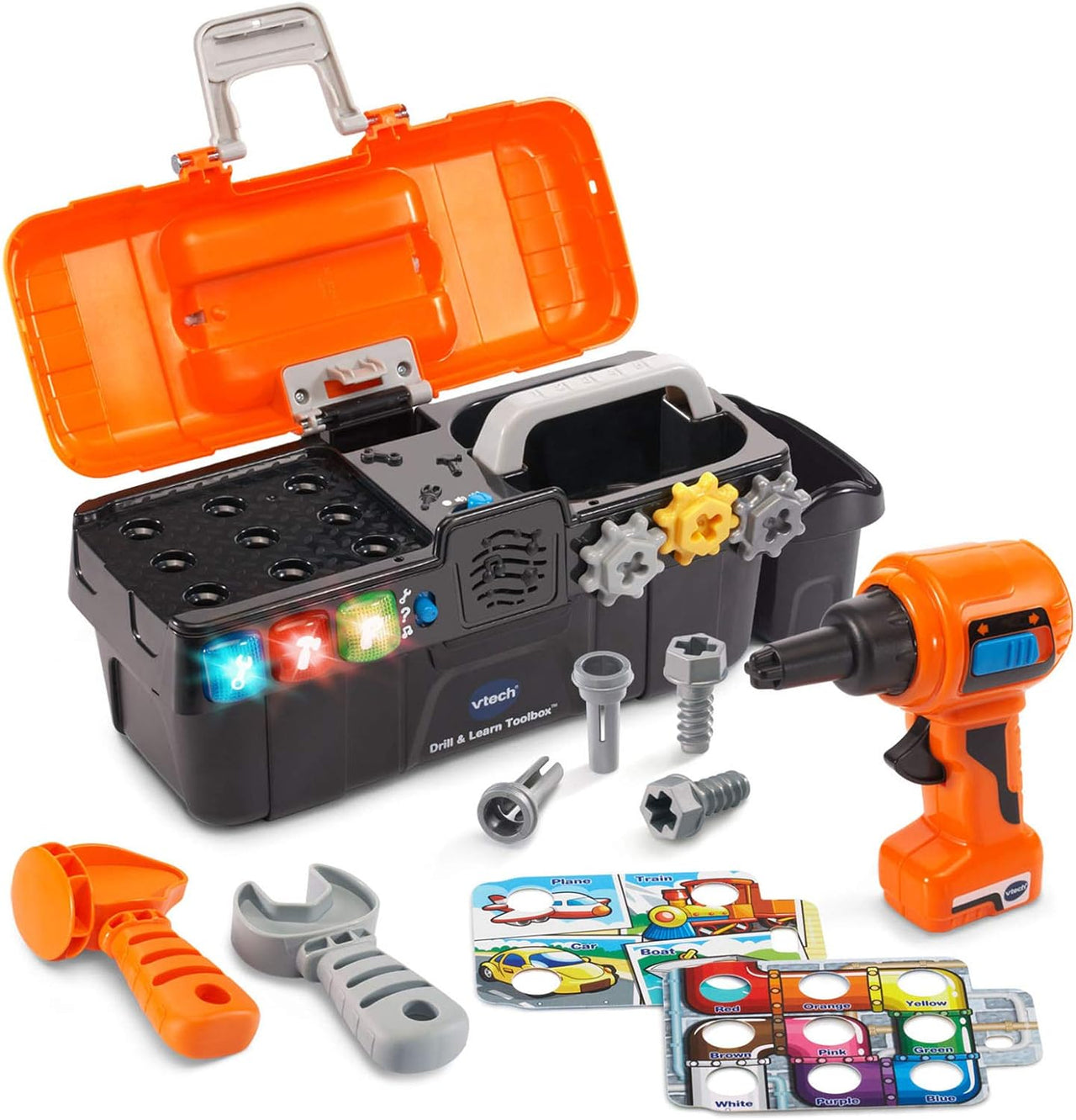 Toystar Drill & Learn | Light & sound - Interactive toolbox for young engineers - Licht & geluid - Interactieve gereedscha...