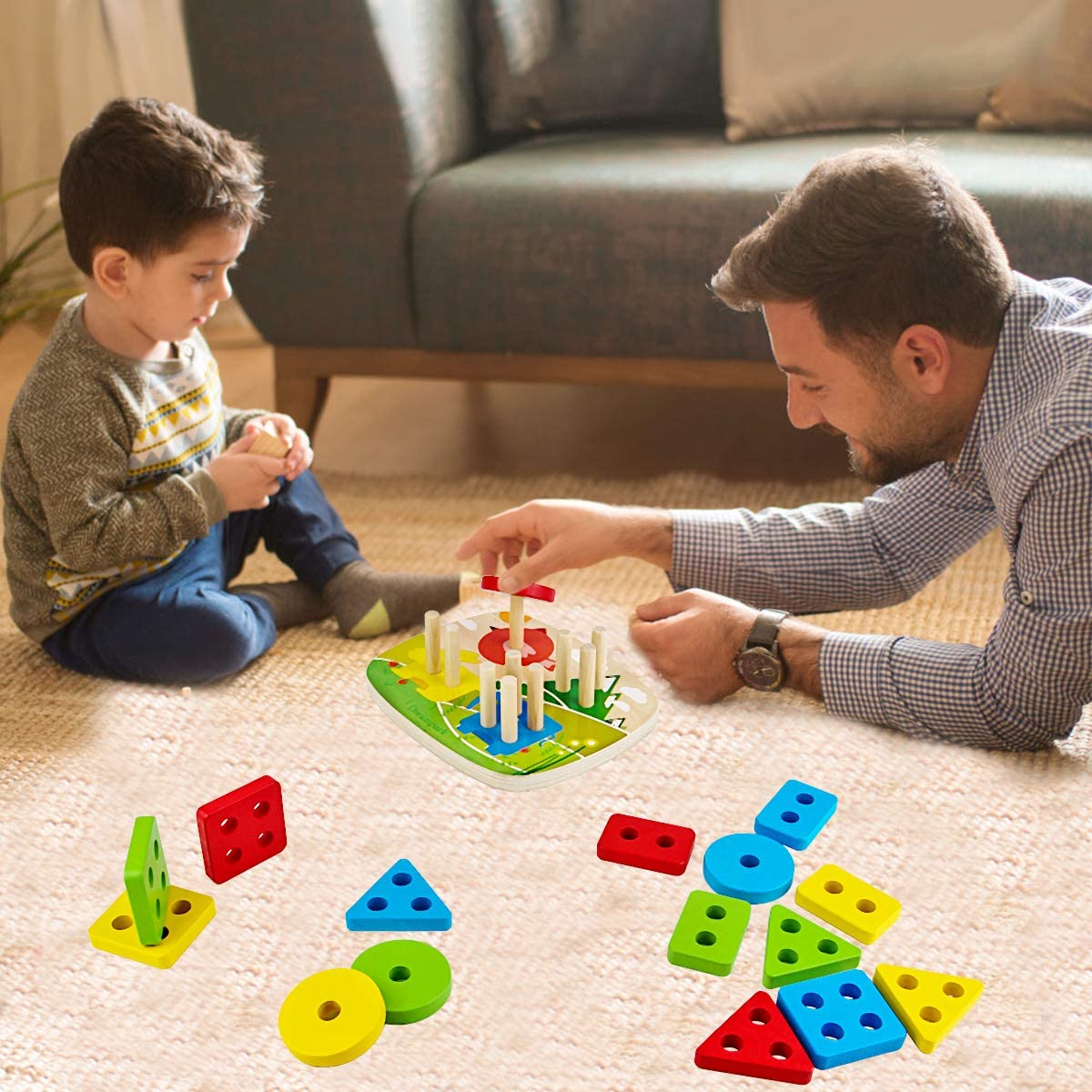 Toystar EcoToys Building Blocks | Develop Creativity - Montessori building blocks for children - Ontwikkel Creativiteit - ...