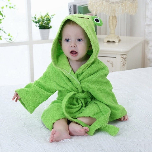 Toystar AnimalHug | Warm and cozy - Soft baby animal bathrobe made of cotton - Bestseller - Warm en knus - Zachte baby die...