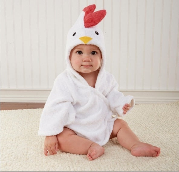Toystar AnimalHug | Warm and cozy - Soft baby animal bathrobe made of cotton - Bestseller - Warm en knus - Zachte baby die...
