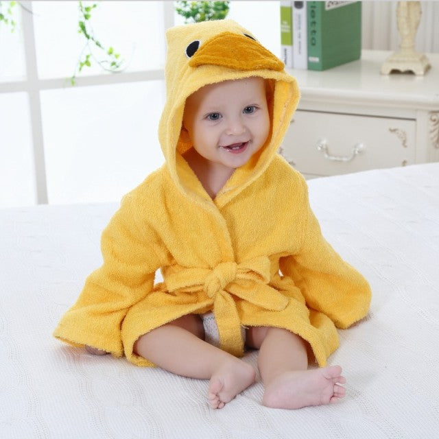 Toystar AnimalHug | Warm and cozy - Soft baby animal bathrobe made of cotton - Bestseller - Warm en knus - Zachte baby die...