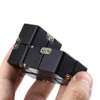 Thumbnail for Toystar StressMaster | One-Hand Stress Cube - Portable Metal Infinity Cube Toy for Kids & Adults (10)