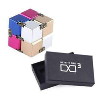 Thumbnail for Toystar StressMaster | One-Hand Stress Cube - Portable Metal Infinity Cube Toy for Kids & Adults