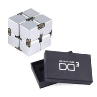 Thumbnail for Toystar StressMaster | One-Hand Stress Cube - Portable Metal Infinity Cube Toy for Kids & Adults (2)